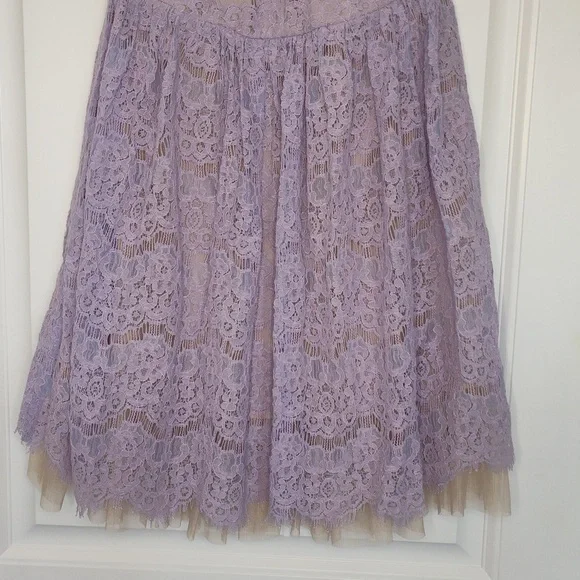 Francesca's Lace Lilac Dress - Picture 5 of 11
